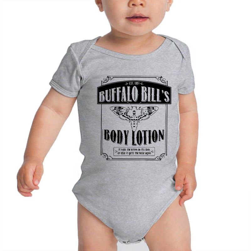 Buffalo Bill's Body Lotion In Black Baby Bodysuit | Artistshot