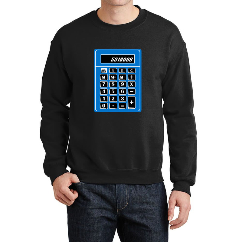 Boobies Calculator Crewneck Sweatshirt by maulidil | Artistshot