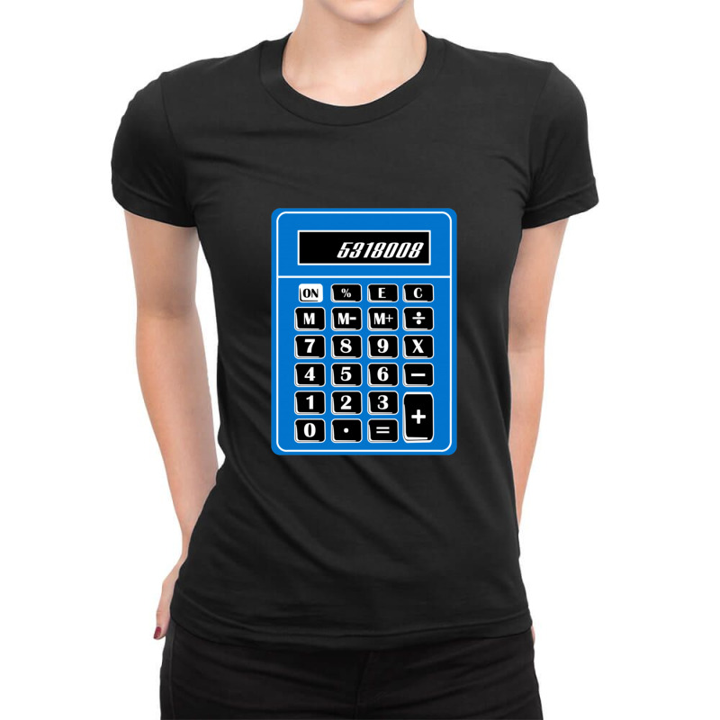 Boobies Calculator Ladies Fitted T-Shirt by maulidil | Artistshot