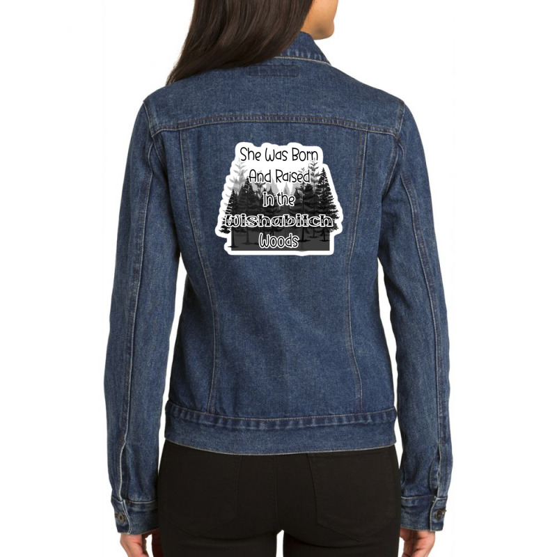 Babysitter In Training Future Babysitter 105715719 Ladies Denim Jacket by shei11 | Artistshot