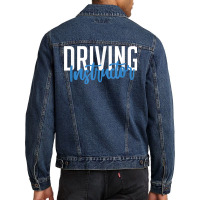 Driving Instructor Gifts Car Driver Brakes Parking Exam T Shirt Men Denim Jacket | Artistshot