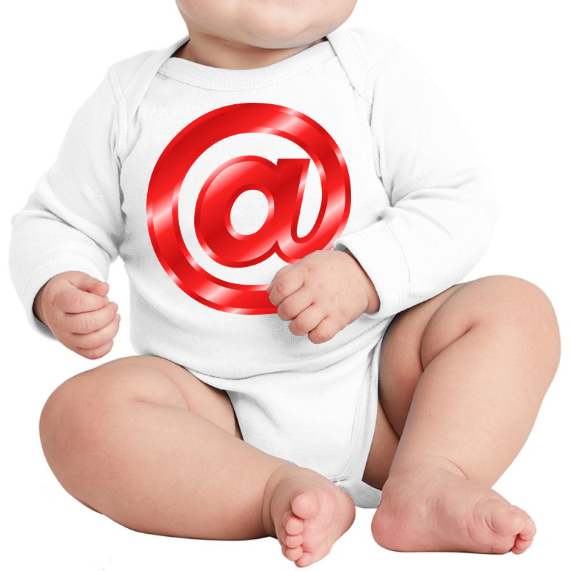 Email Long Sleeve Baby Bodysuit | Artistshot