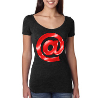 Email Women's Triblend Scoop T-shirt | Artistshot