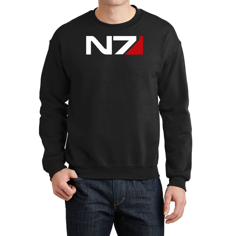 Mass Effect N7 Logo Crewneck Sweatshirt | Artistshot