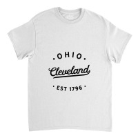 Classic Retro Vintage Cleveland Ohio 1796 Usa Novelty Pride Classic T-shirt | Artistshot