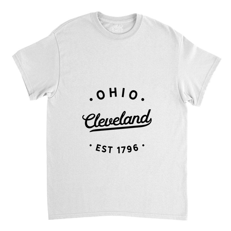 Classic Retro Vintage Cleveland Ohio 1796 Usa Novelty Pride Classic T-shirt by bajajbajuji | Artistshot