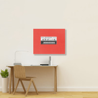 Tr 606 House Music Design Faded Distressed Style Landscape Canvas Print | Artistshot