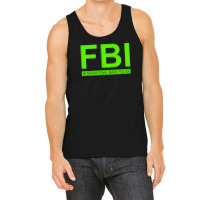 Mens Fbi Print Casual Slim Tank Top | Artistshot