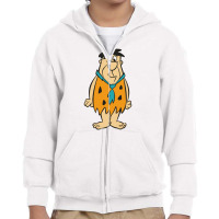 Flinstones Fred And Barney Youth Zipper Hoodie | Artistshot