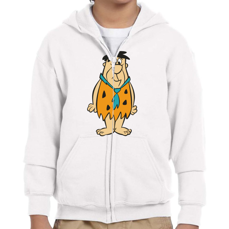 Flinstones Fred And Barney Youth Zipper Hoodie by galihno | Artistshot