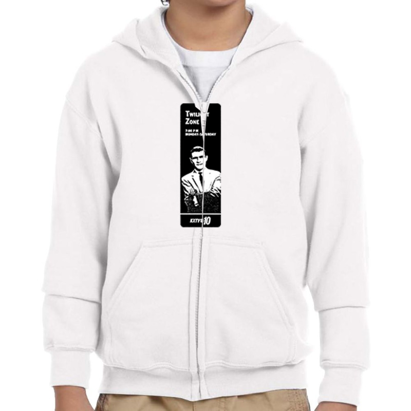 Twilight Zone † Vintage Ad Youth Zipper Hoodie | Artistshot