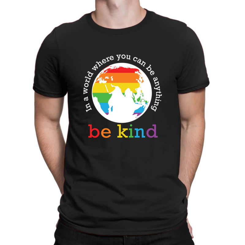 World Map Be Kind Pride 12243309 T-shirt | Artistshot