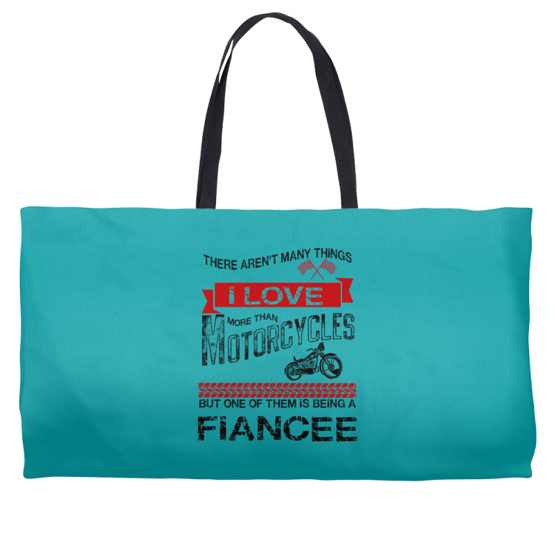 This Fiance Loves Motorcycles Weekender Totes | Artistshot