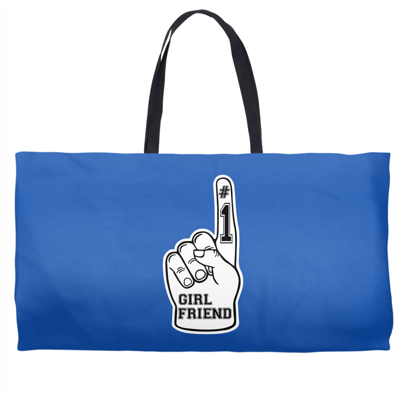 Number One Girlfriend ( #1 Girlfriend ) Weekender Totes by tshiart | Artistshot