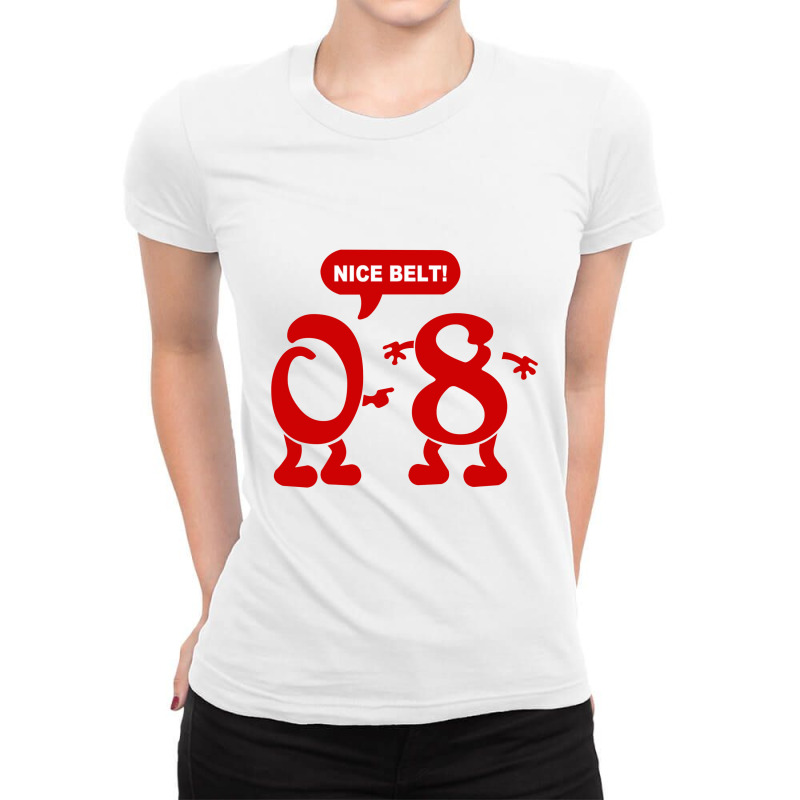 Zero To Eight Ladies Fitted T-Shirt by maulidil | Artistshot