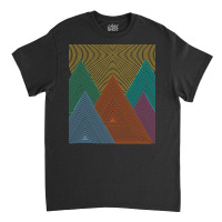 Geometric T  Shirt Geometry Mountain T  Shirt Classic T-shirt | Artistshot