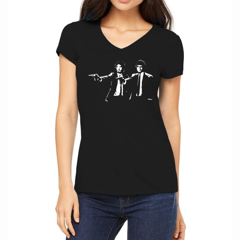 Flight Of The Fiction Women's V-neck T-shirt | Artistshot