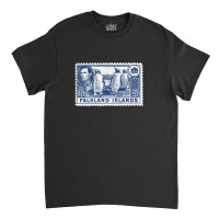 Vintage Falkland Islands Postage Stamp Design Classic T-shirt | Artistshot