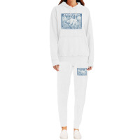 Vintage Greenland Polar Bear Postage Stamp Design Hoodie & Jogger Set | Artistshot