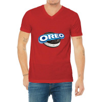 Oreo Cookie V-neck Tee | Artistshot