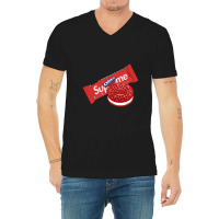 Oreo Cookie Red V-neck Tee | Artistshot