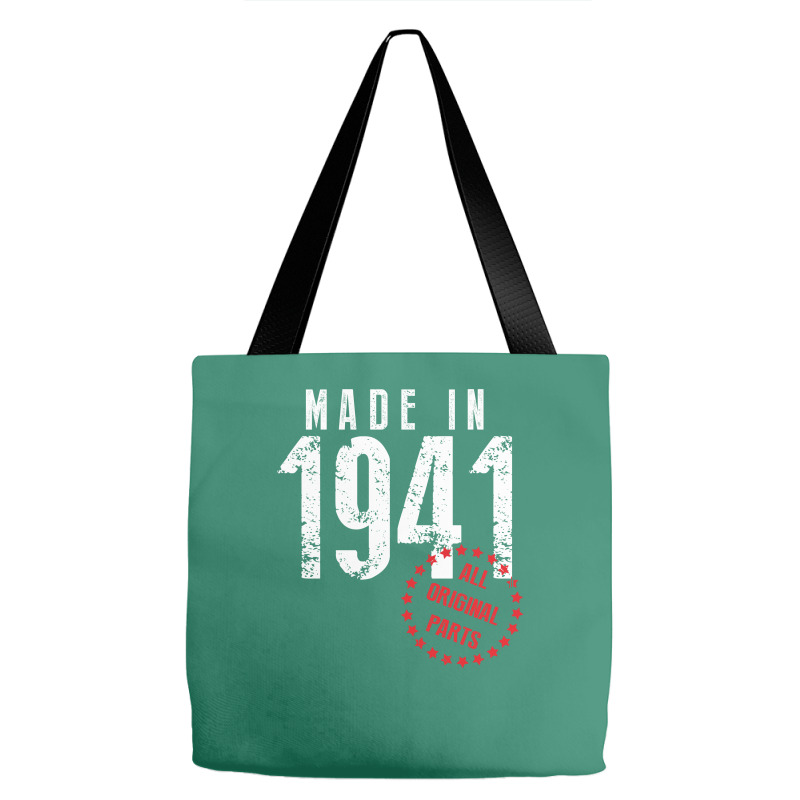 Made In 1941 All Original Parts Tote Bags | Artistshot