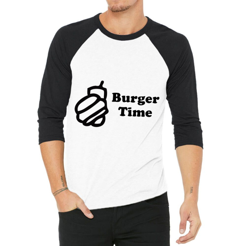 Burger Time 3/4 Sleeve Shirt | Artistshot