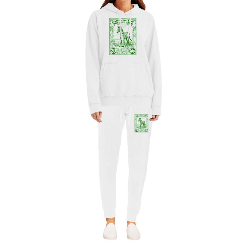 Vintage Mozambique Africa Postage Stamp Design Hoodie & Jogger set by sabitung | Artistshot