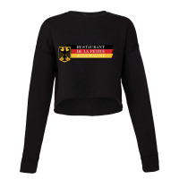 Restaurant De La Petite Allemagne Cropped Sweater | Artistshot