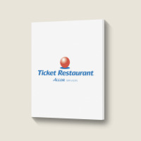 Ticket Restaurant Portrait Canvas Print | Artistshot