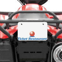 Ticket Restaurant Atv License Plate | Artistshot