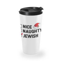 Nice Naughty Jewish Travel Mug | Artistshot