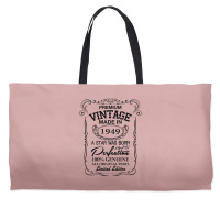 Vintage Made In 1949 Weekender Totes | Artistshot