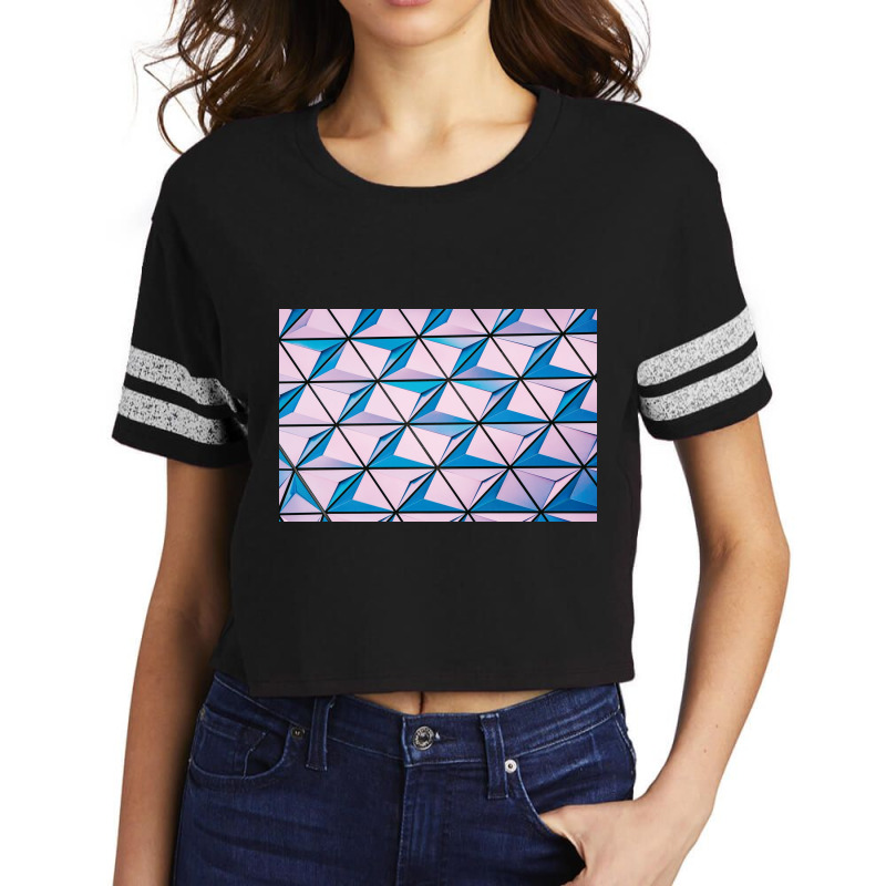 Art Material Background Scorecard Crop Tee by Hello Asa | Artistshot