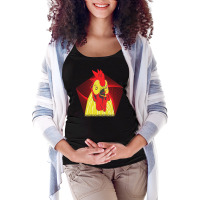 Chicken T  Shirt Screaming Rooster T  Shirt (3) Maternity Scoop Neck T-shirt | Artistshot