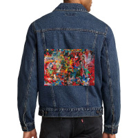 Free Bold Abstract Painting Men Denim Jacket | Artistshot