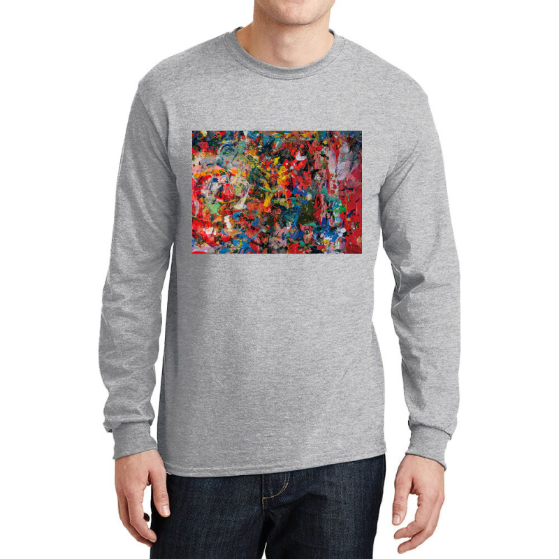 Free Bold Abstract Painting Long Sleeve Shirts | Artistshot