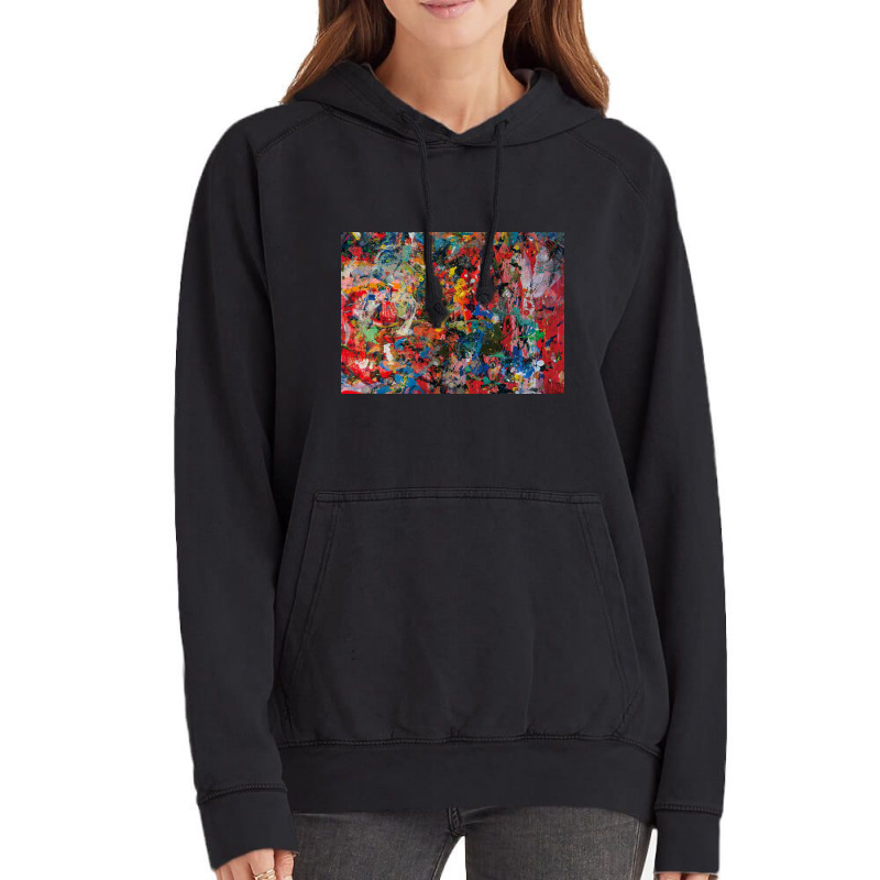 Free Bold Abstract Painting Vintage Hoodie | Artistshot