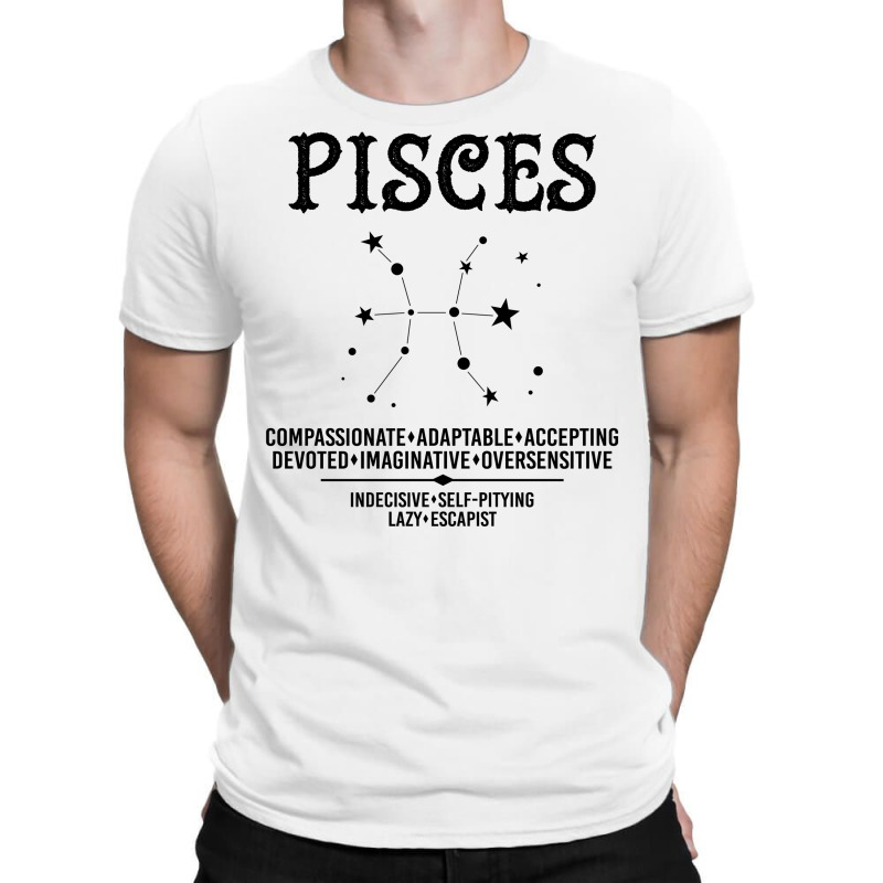 Pisces Zodiac Sign T-shirt | Artistshot