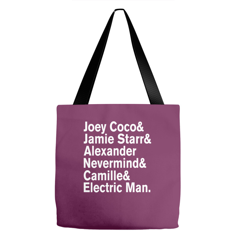 Prince Aliases Joey Coco & Jamie Starr Threads Tote Bags | Artistshot