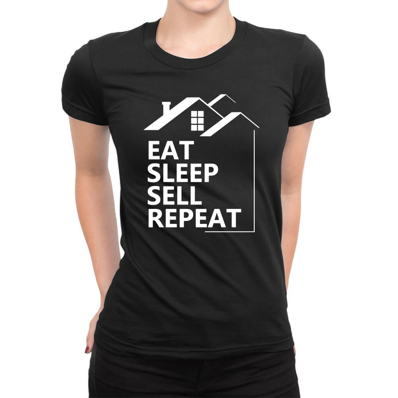 Real Estate Agent Saying Funny1 Ladies Fitted T-shirt | Artistshot