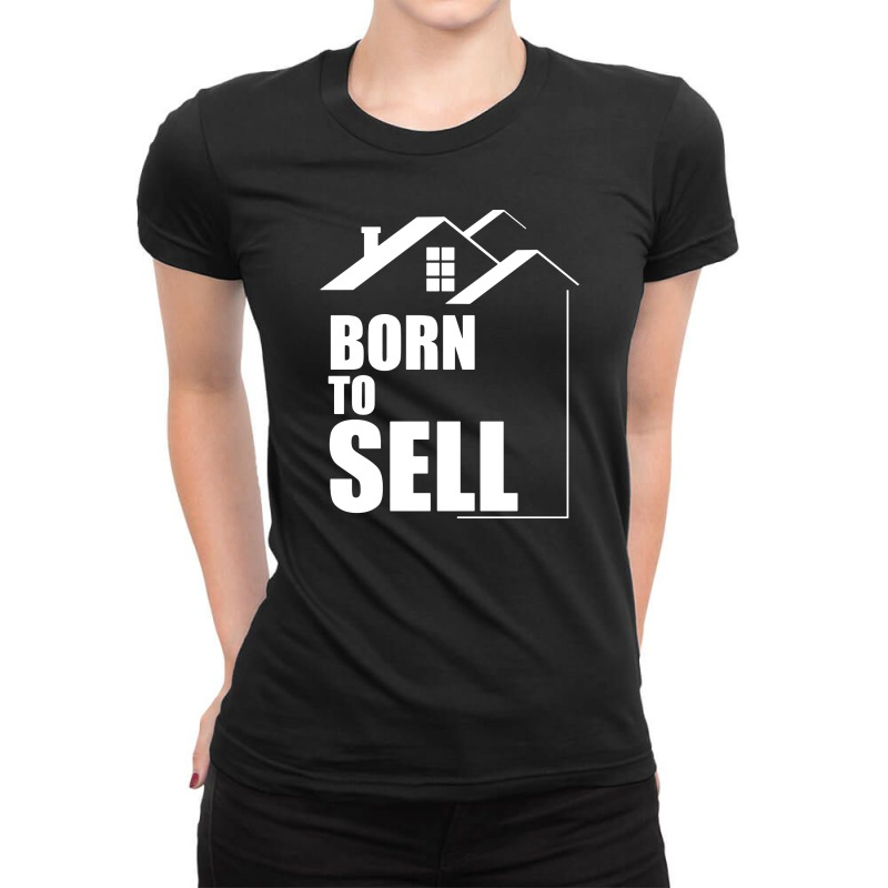 Real Estate Agent Saying Funny Ladies Fitted T-shirt | Artistshot