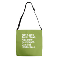 Prince Aliases Joey Coco & Jamie Starr Threads Adjustable Strap Totes | Artistshot