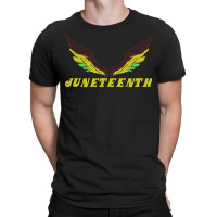 Juneteenth T  Shirt Wings Fist Juneteenth Black History T  Shirt T-shirt | Artistshot