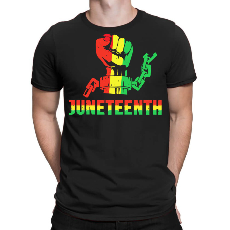 Juneteenth T  Shirtjuneteenth Fist T  Shirt T-shirt | Artistshot