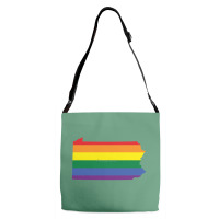 Pennsylvania Rainbow Flag Adjustable Strap Totes | Artistshot