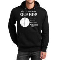 Funny Color Blind Pie Chart T Shirt Unisex Hoodie | Artistshot