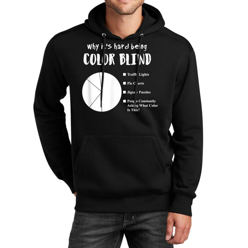 Funny Color Blind Pie Chart T Shirt Unisex Hoodie by SchonbergerKamile | Artistshot