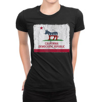 California Democratic Republic (vintage)   Democrat T Shirt Ladies Fitted T-shirt | Artistshot