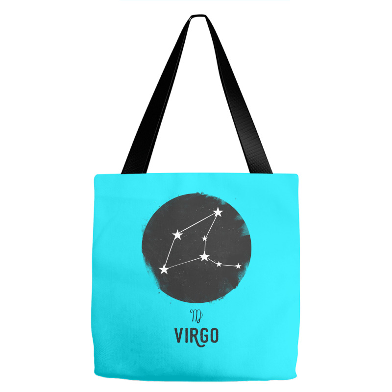 Minimal Virgo Zodiac Sign Tote Bags | Artistshot